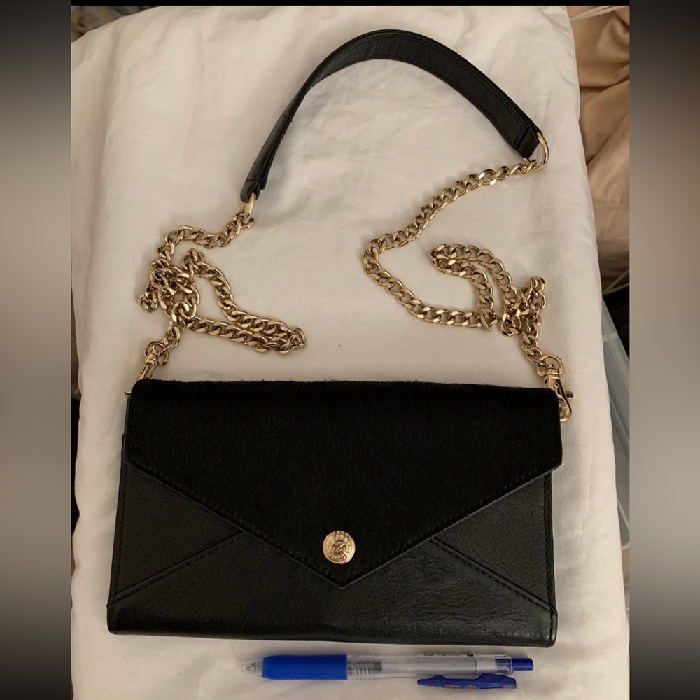 Rebecca Minkoff Wallet on a Chain, Black